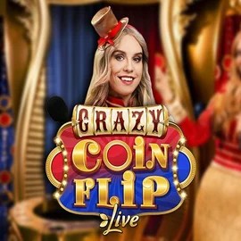 Live Casino logo of Crazy Coin Flip from Evolution at Kaleo Casino