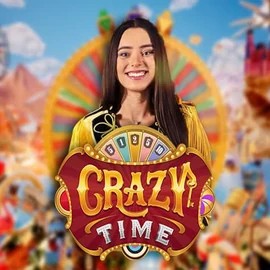Play the Crazy Time slot by Evolution on Kaleo Casino