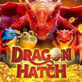 Dragon Hatch slot logo by PG Soft at Kaleo Casino
