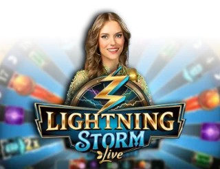 Lightning Storm slot logo by Evolution at Kaleo Casino