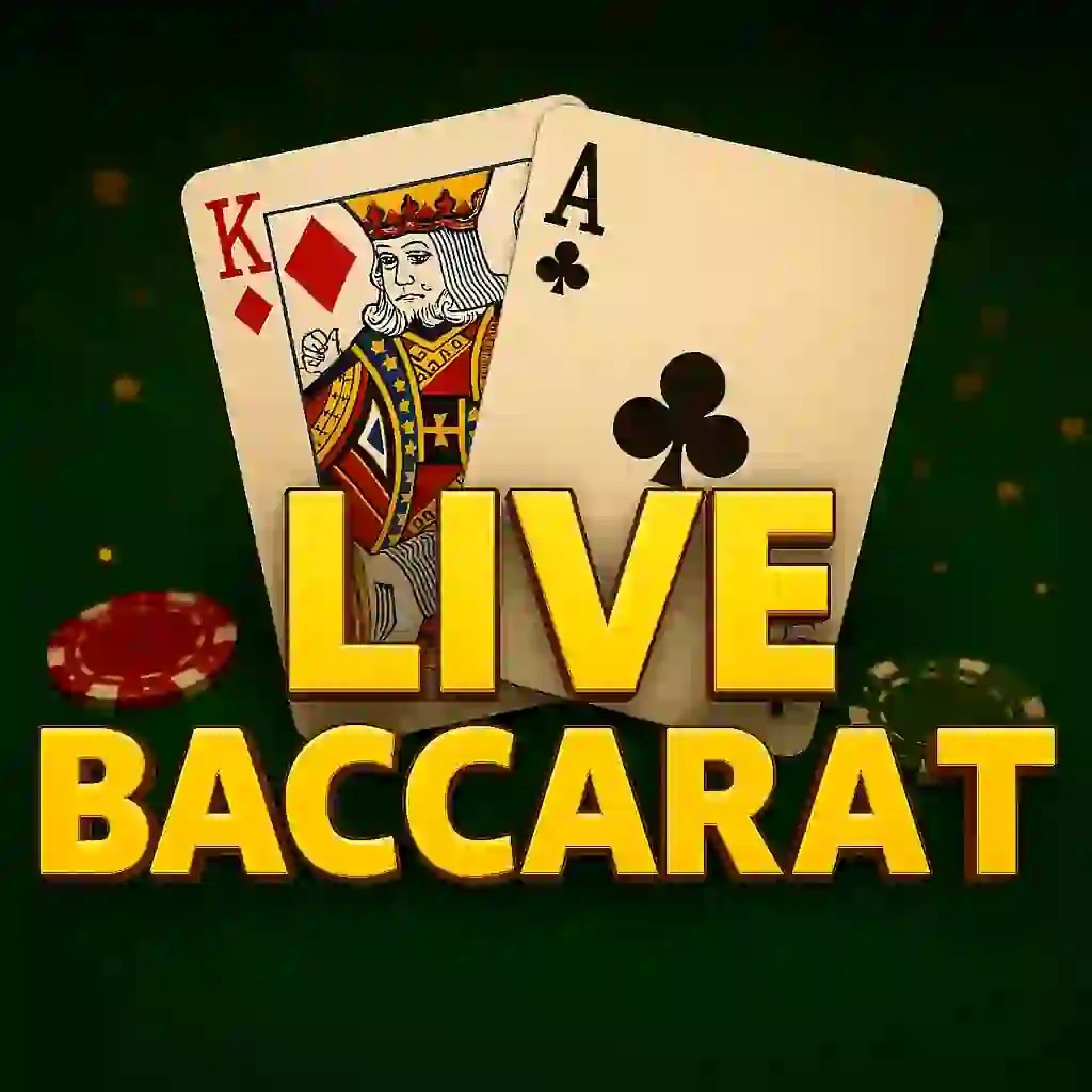 Live Baccarat game by Evolution – logo hosted on Kaleo Casino