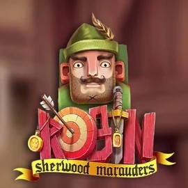 Official Slots logo: Robin Sherwood Marauders by Yggdrasil at Kaleo Casino