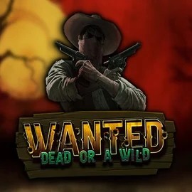 Wanted Dead or a Wild online game logo by Hacksaw Gaming on kaleocasino.eu